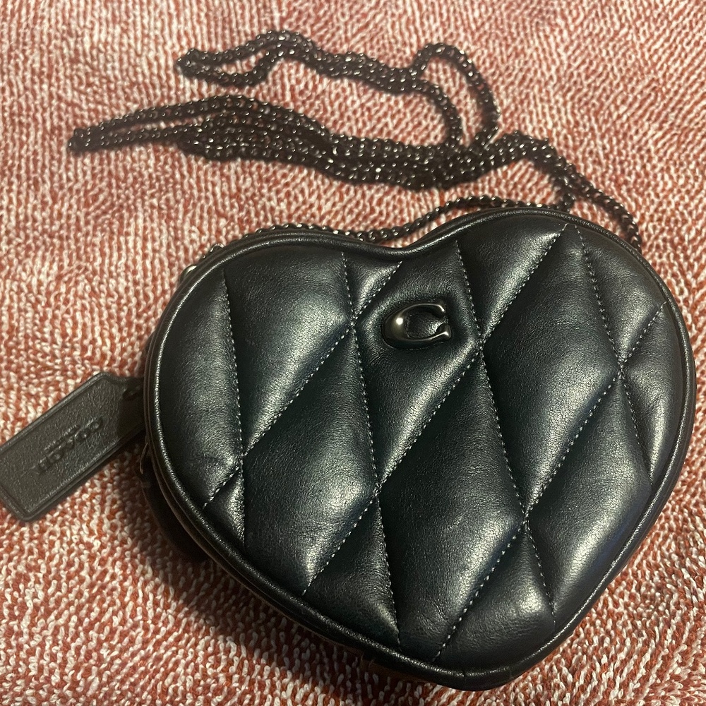 Coach Heart shape crossbody